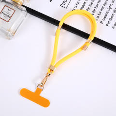 New mobile phone lanyard adjustable length nylon rope pendant short wrist rope clip multi-functional anti-loss rope