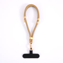 New mobile phone lanyard adjustable length nylon rope pendant short wrist rope clip multi-functional anti-loss rope