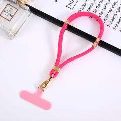 New mobile phone lanyard adjustable length nylon rope pendant short wrist rope clip multi-functional anti-loss rope