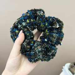 High-grade Korean Style Autumn Winter Tweed Sponge headband bow hair claw clips collection