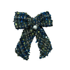 High-grade Korean Style Autumn Winter Tweed Sponge headband bow hair claw clips collection