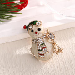 Korean style cute Christmas cat brooch Christmas tree Santa Claus romantic pin