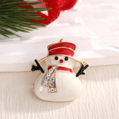 Korean style cute Christmas cat brooch Christmas tree Santa Claus romantic pin