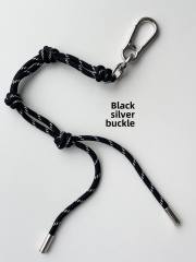 Color Rope Bag Charm Fashionable All-match Adjustable Woven Hand Rope Hanging Ornaments