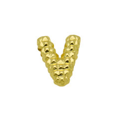 new double-sided pineapple shape 26 English letter initial letter pendant necklace