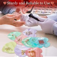Color PVC Heart-Shaped Jewelry Small Bag Cute heart shape Ziplock Bags jewelry accessory
