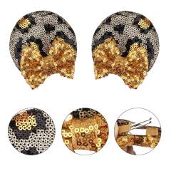 Sweet Children's Headwear Baby Sequin Bow Hairpin Mickey Hairpin duckbill hair clips