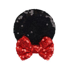 Sweet Children's Headwear Baby Sequin Bow Hairpin Mickey Hairpin duckbill hair clips
