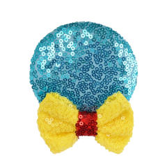 Sweet Children's Headwear Baby Sequin Bow Hairpin Mickey Hairpin duckbill hair clips