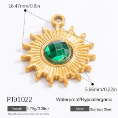 18KG diy evil eye heart stainless steel diy pendant charm for necklace bracelet