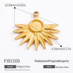 18KG diy evil eye heart stainless steel diy pendant charm for necklace bracelet