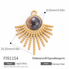 18KG diy evil eye heart stainless steel diy pendant charm for necklace bracelet