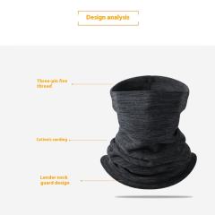 Yinggao Winter Outdoor Cationic Bike Riding Running Ski Mask Polar Fleece Neck Sleeve Men's and Women's Headgear