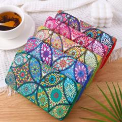 New ethnic style bohemian trendy long wallet card holder multi-functional wallet