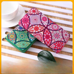 New ethnic style bohemian trendy long wallet card holder multi-functional wallet