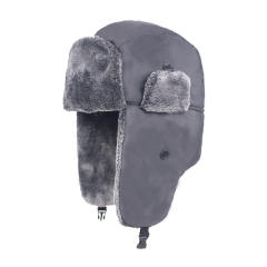 Lei Feng Hat Ear Protection Hat New Winter Hat fleece-lined Thickened Windproof Cold-proof Waterproof Warm Snow Hat