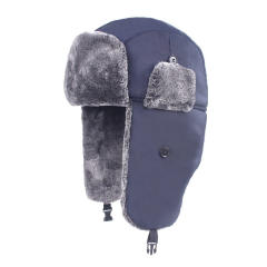 Lei Feng Hat Ear Protection Hat New Winter Hat fleece-lined Thickened Windproof Cold-proof Waterproof Warm Snow Hat