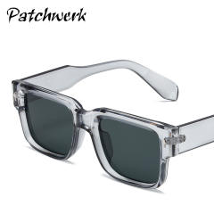 Texted Metal Hinge Full Frame Sunglasses Casual Anti-UV Sunglasses Unisex All-Match Glasses