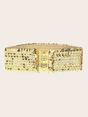 Women's Belt Elastic Wide Waist Belt Dress Accessory Fashionable sequins corset belt