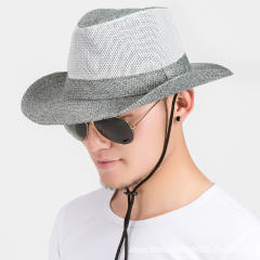 Men's summer sun hat sun hat casual breathable fishing hat outdoor sunscreen straw hat
