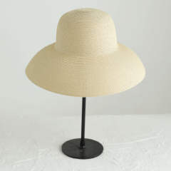 Summer Hat New Women's Sun Hat Folding Beach Hat Big Brim Travel Sun Protection Hepburn Wind Sun Hat