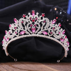 Baroque Crown Alloy Rhinestone Jewelry Bridal Crown International Station Hot Selling Bridal Headwear