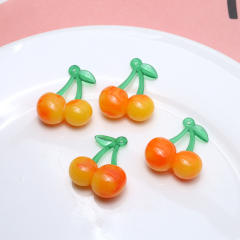 Small fresh sweet fruit strawberry cherry resin pendant diy Handmade Jewelry 1pcs price