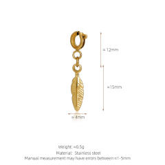 Stainless Steel Marine Life Starfish Shell Conch Love Cross DIY Pendant Single Pendant Necklace Accessories