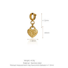 Stainless Steel Marine Life Starfish Shell Conch Love Cross DIY Pendant Single Pendant Necklace Accessories