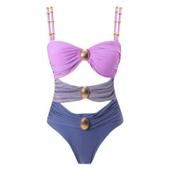 New Split Two-piece Bikini Swimsuit Women's Tight Slimming Chiffon Skirt Swimwear suit