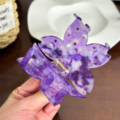 Acetic Acid Plate Heavy Industry Diamond-encrusted Cherry Blossom hair claw clips