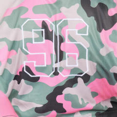 Summer 2025 Women's Camouflage Printing Dyeing Casual Sports Home Short-sleeved Button Shorts suit