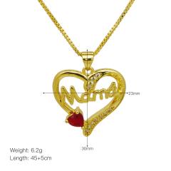 Heart shape diamond pendant mother's day gift diy jewelry charm