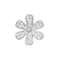 10mm stainless steel bracelet band diamond love heart cross clover charm diy jewelry