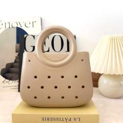 New ladies handbag cartoon love fashion round travel storage bag eva hole bag beach bag