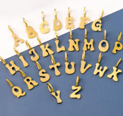 Fashionable Stainless Steel Miniature Alphabet Letters Jewelry Accessories Small Size initial letter