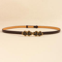 New Women's Belt Adjustable Stretchable Thin Belt Elegant Decorative dress Waist Cover