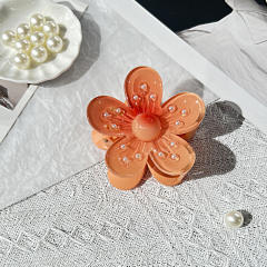Gradient Candy Color Diamond Egg Flower hair clips hair claw clips