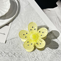 Gradient Candy Color Diamond Egg Flower hair clips hair claw clips