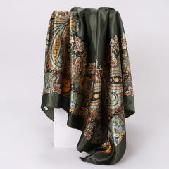 Classic paisley pattern scarf women's trend shawl stain scarf 90cm square scarf head scarf