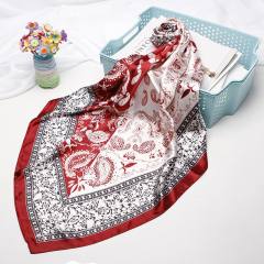 Classic paisley pattern scarf women's trend shawl stain scarf 90cm square scarf head scarf