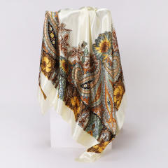 Classic paisley pattern scarf women's trend shawl stain scarf 90cm square scarf head scarf