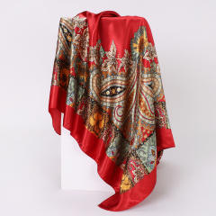 Classic paisley pattern scarf women's trend shawl stain scarf 90cm square scarf head scarf