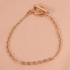 Personalized Geometric chain Necklace diy stainless steel bracelet toggle chain