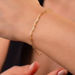 Minimalist Ins Style Bracelet Stainless Steel Chain Women's suit 18K Titanium Steel Chain Simple Bracelet