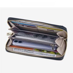 Women's Wallet Zipper Bag Multi-functional Long Wallet Multi-card Holder Clutch Bag for Women purse