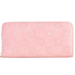 Long Women's Wallet Bright Leather Double Zipper Large Capacity Mobile Phone Bag