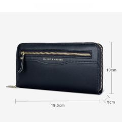 Women's Wallet Zipper Bag Multi-functional Long Wallet Multi-card Holder Clutch Bag for Women purse