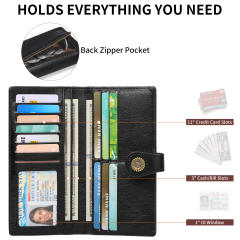 Chanel Style qulited pattern Long Women's Wallet 2025 New Embroidered Multifunctional Wallet Sunflower Clutch