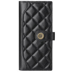 Chanel Style qulited pattern Long Women's Wallet 2025 New Embroidered Multifunctional Wallet Sunflower Clutch